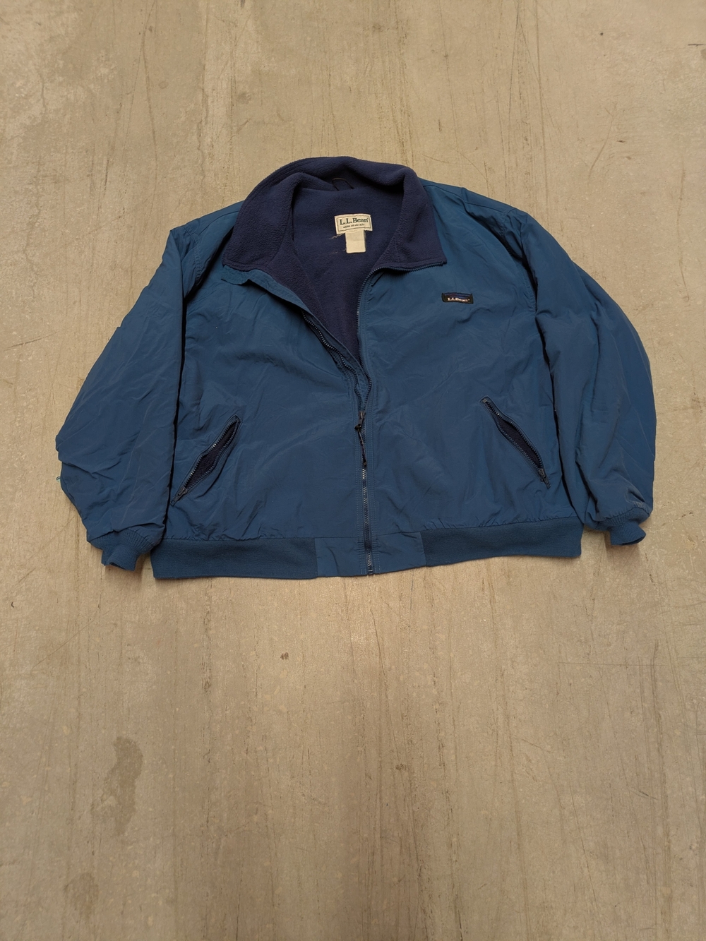 Vintage L.L. Bean Blue Warm-Up Jacket